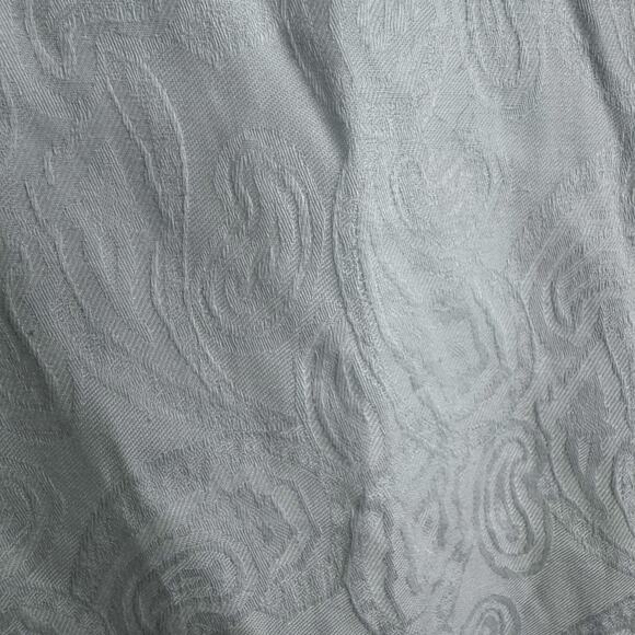 Miss Elaine Button Front Nightgown Robe Size Medium Pale Mint Green Blue Seafoam - Picture 2 of 7